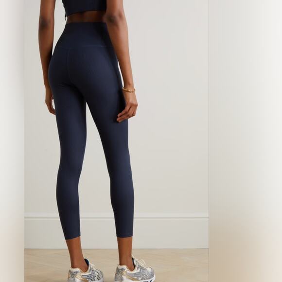 Girlfriend Collective Blue Ribbed Leggings | Size XS - Picture 2 of 10